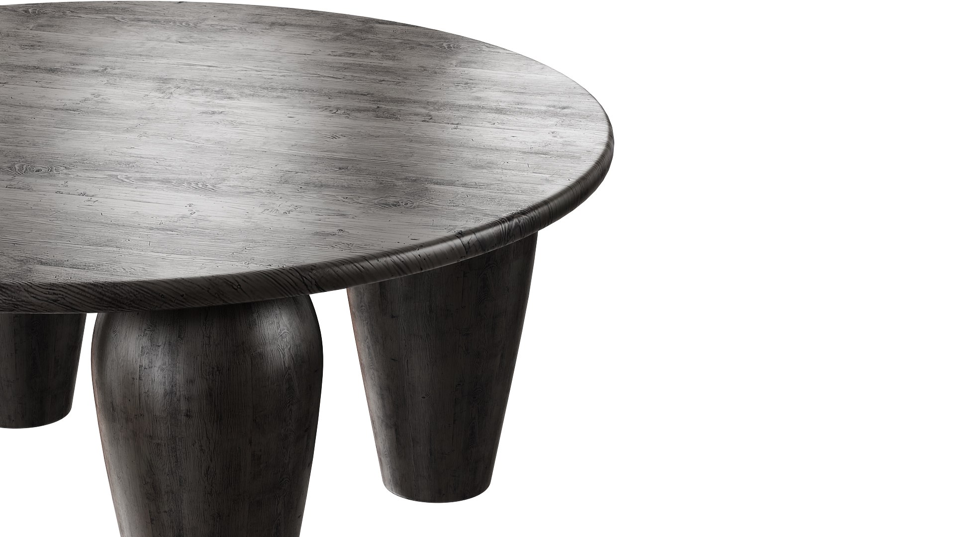 Mixed Reclaimed Wood Round Coffee Table 3D Model - TurboSquid 2122672