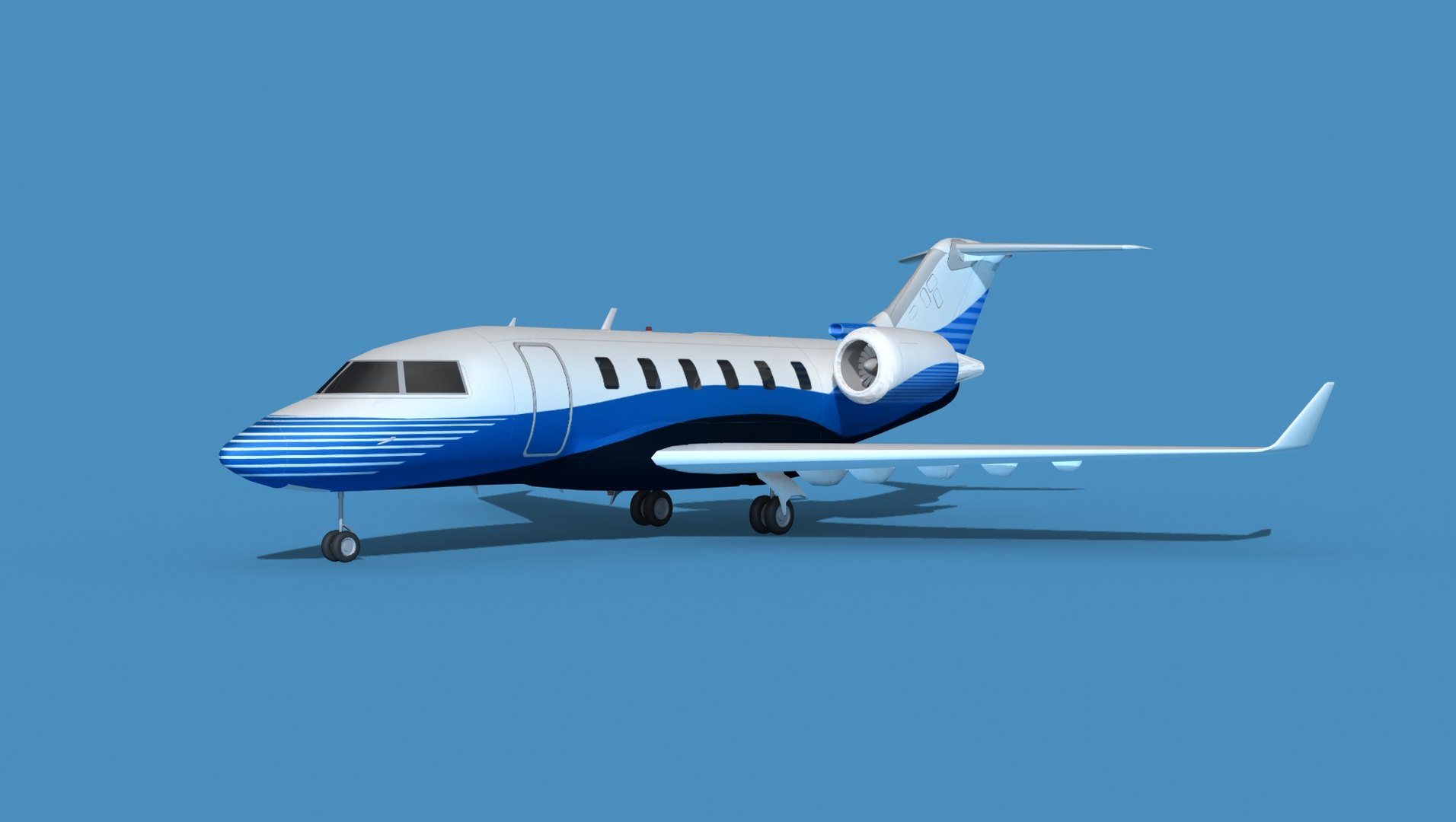 3D Bombardier CL604 Challenger V10 - TurboSquid 1913576