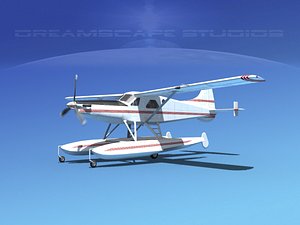 3d model dehavilland havilland dhc-2 beaver