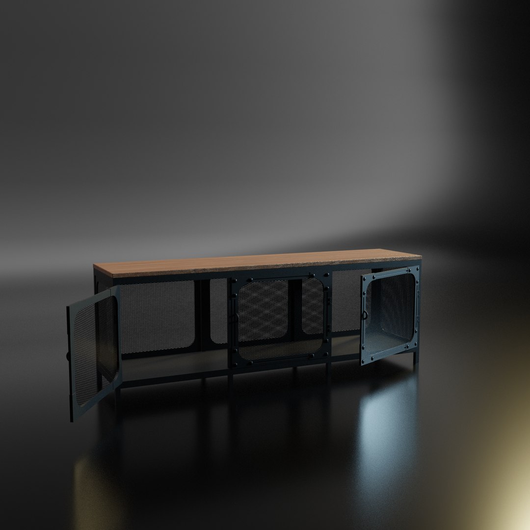 3D Model FJALLBO TV Stand TurboSquid 1899072