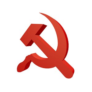 Hammer and sickle 3D model