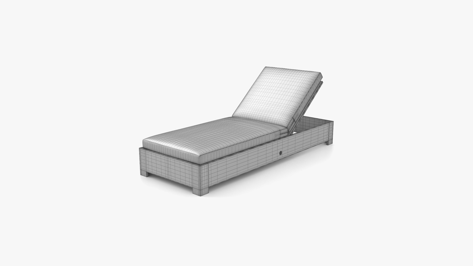Restoration Hardware Belvedere Chaise 3D model TurboSquid 2178130