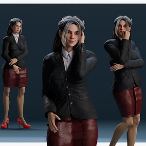 Riya-Realistic girl  rigged