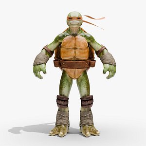 3D Michelangelo - TMNT model