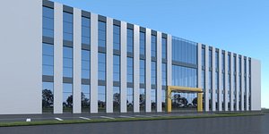 Warehouse  exterior 3D model