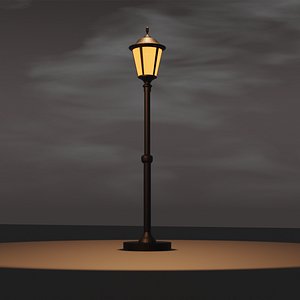 3D STREET LAMP model