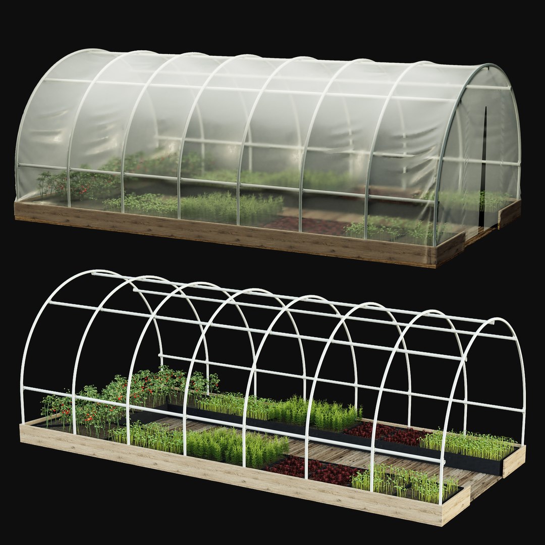 3D Model Greenhouse TurboSquid 1544898