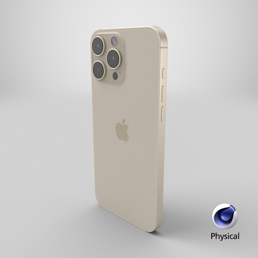 iPhone 16 Pro Max Natural Titanium 3D model https://p.turbosquid.com/ts-thumb/3N/BsvLPj/Sz/stemcell_cinema_4d_physical_render/png/1732724512/1920x1080/fit_q87/5e70af9713573dda3a5bb0932b022d706a29bc29/stemcell_cinema_4d_physical_render.jpg