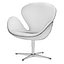Silla SWAN Arne Jacobsen Fritz Hansen Cuero Negro