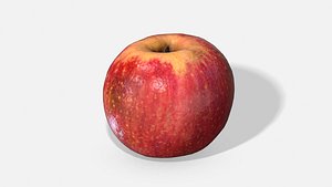 fruit apple - photoscanned 3D