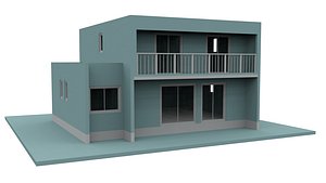 modern house 3D model