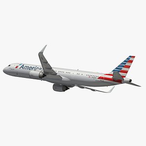 A321Neo American Airlines 3D model