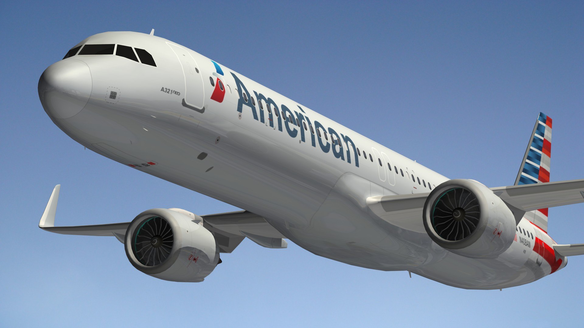 A321Neo American Airlines 3D Model - TurboSquid 2077972