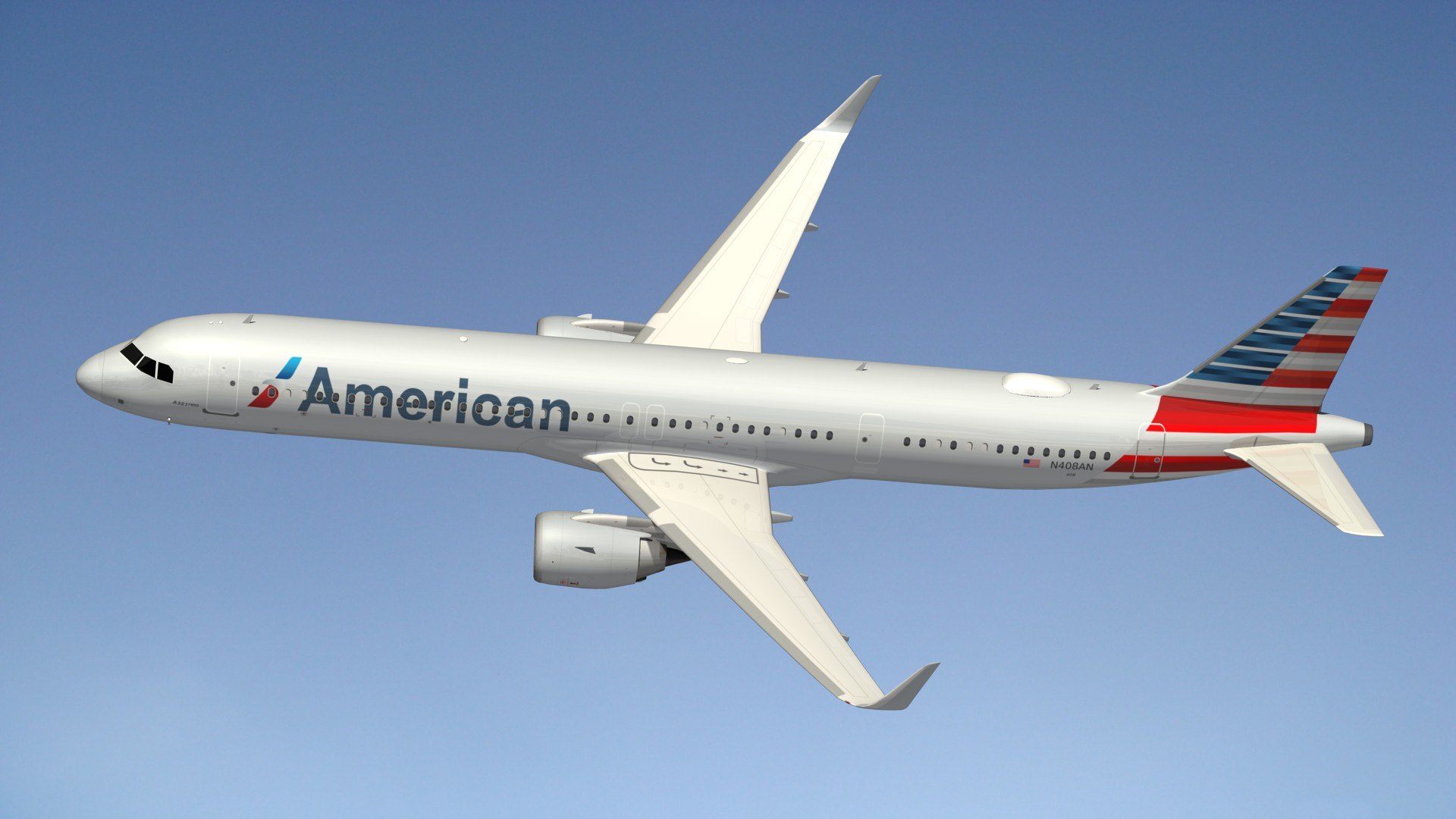 A321Neo American Airlines 3D Model - TurboSquid 2077972