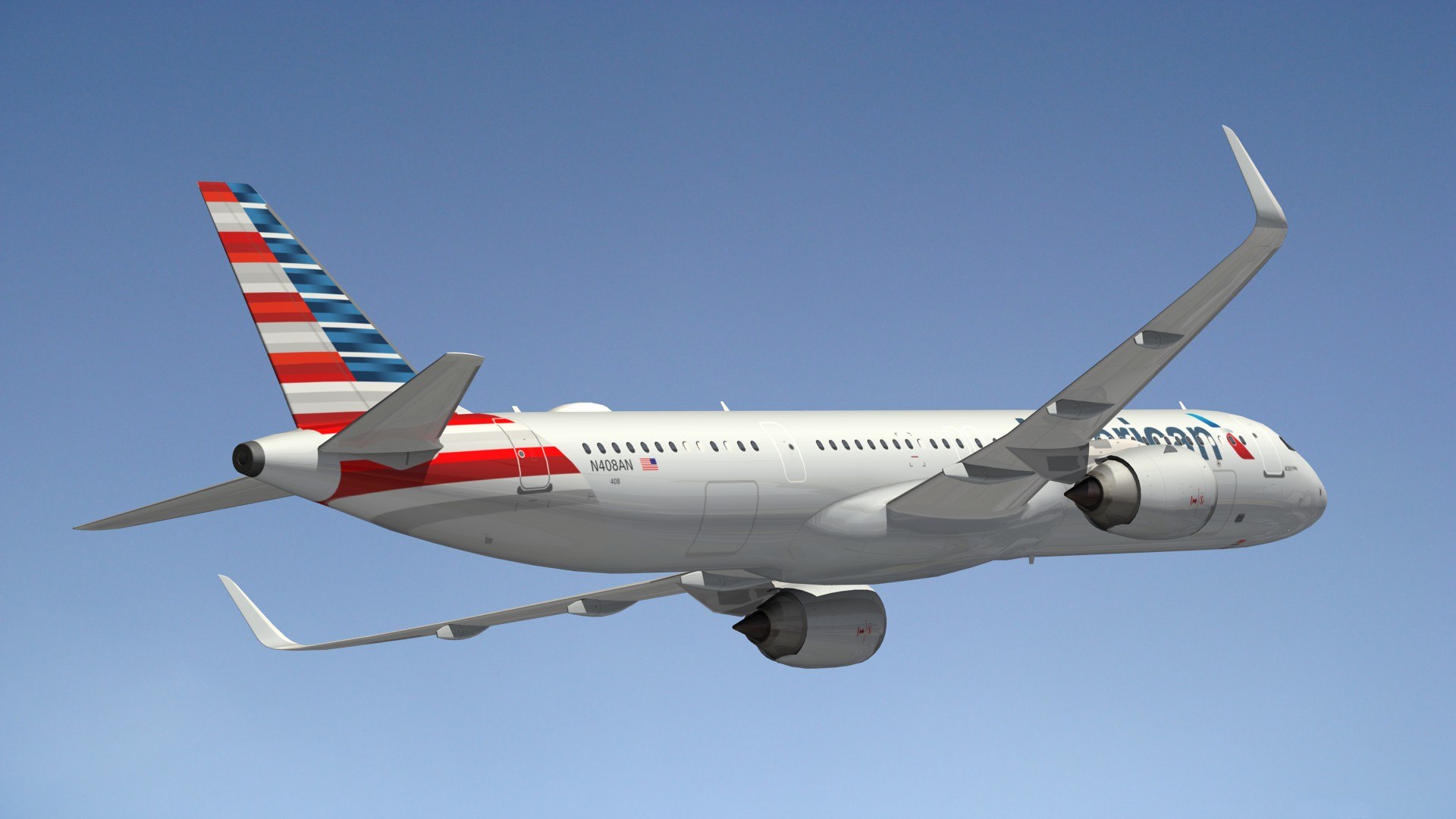 A321Neo American Airlines 3D Model - TurboSquid 2077972