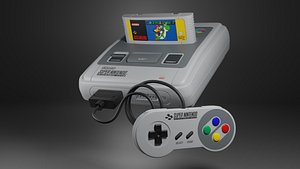 3D SNES Console Super Nintendo