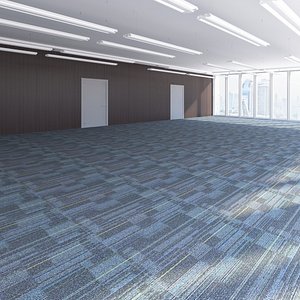 Empty Office Interior 5 3D model