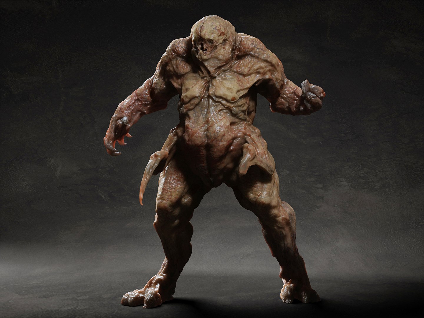 3d Model Of Rigging Skin