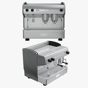 3D Barista Coffee Machine model