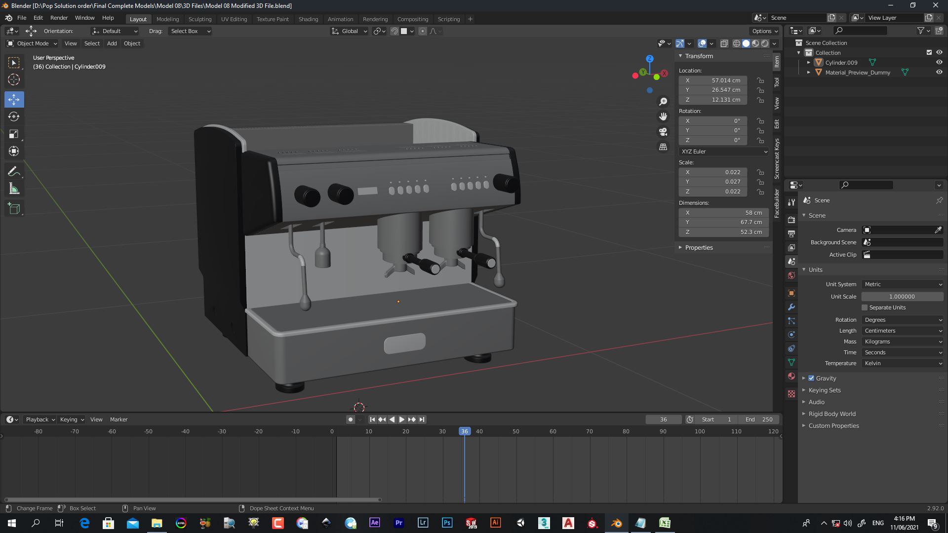3D Barista Coffee Machine model https://p.turbosquid.com/ts-thumb/3N/SqUitJ/sK/i5/png/1783935305/1920x1080/fit_q87/3338833a77f8ae153cc5d8476a0c4ee3bc15d248/i5.jpg