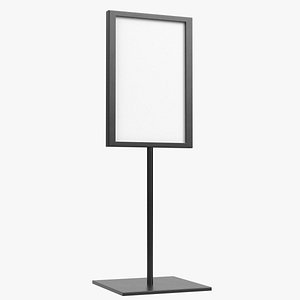 Tabletop sign holder 4 model