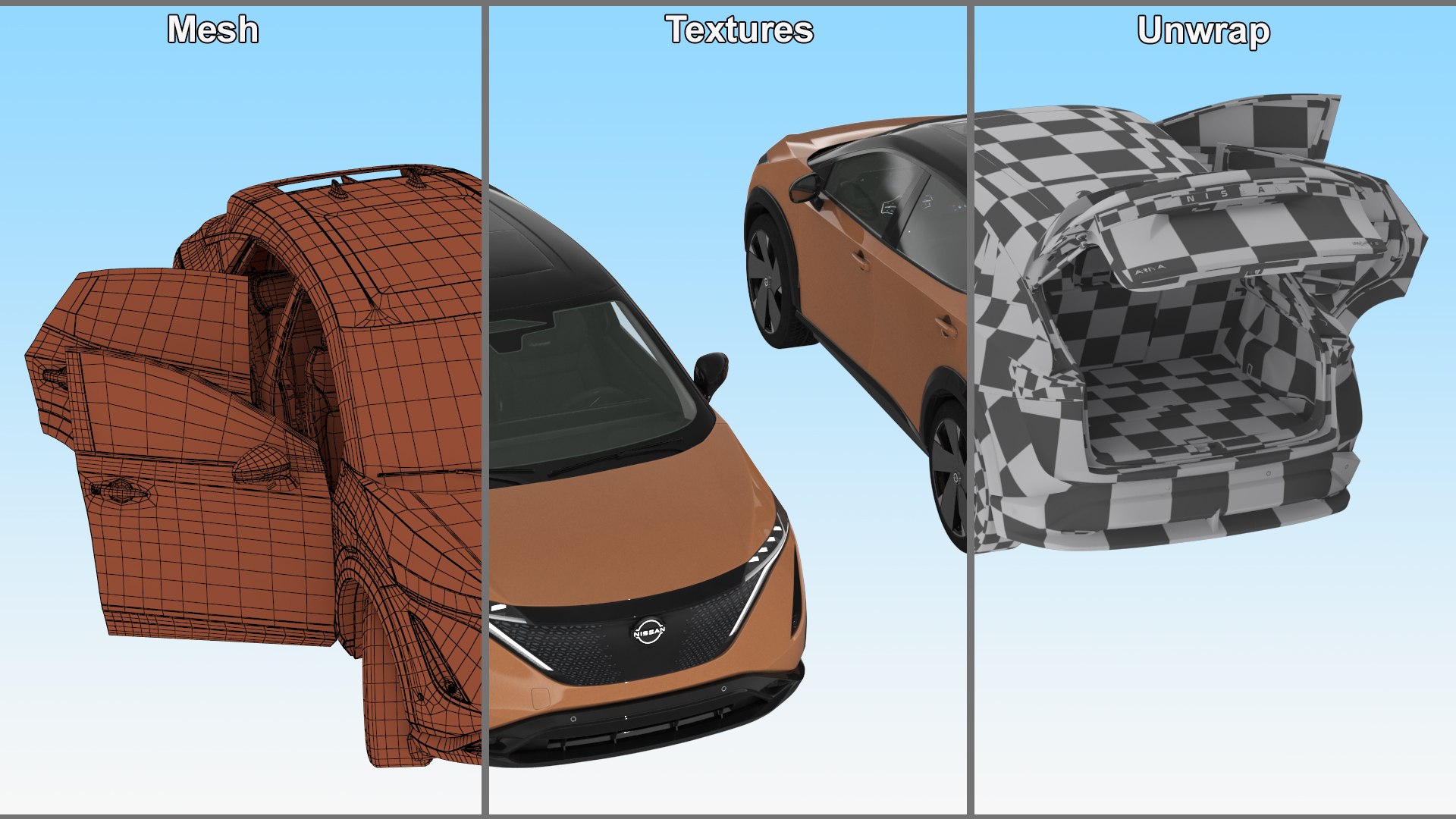 Nissan Ariya Lights On Rigged 3D model https://p.turbosquid.com/ts-thumb/3N/Wb2Ukj/8Y/nissanariyalightsonrigged3dmodel040/jpg/1720411706/1920x1080/fit_q87/c97b6d641c649588aceb073d57989087631afe2e/nissanariyalightsonrigged3dmodel040.jpg