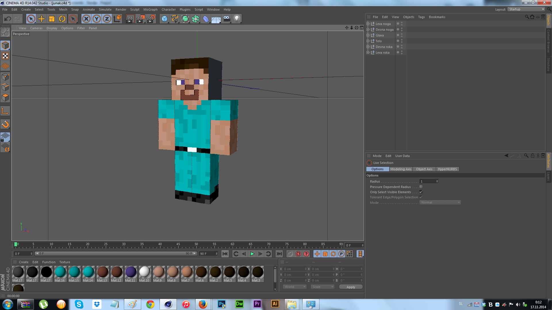 Minecraft Buddy C4d Free