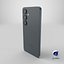 3D Samsung Galaxy S25 Blueblack model