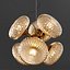Kronleuchter Glas Solarballon bronze Loft-Konzept