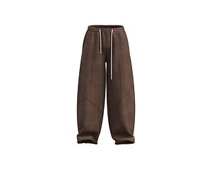 Mens corduroy pant with cut and sew detail