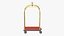 3D model Hotel luggage cart 3