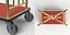 3D model Hotel luggage cart 3
