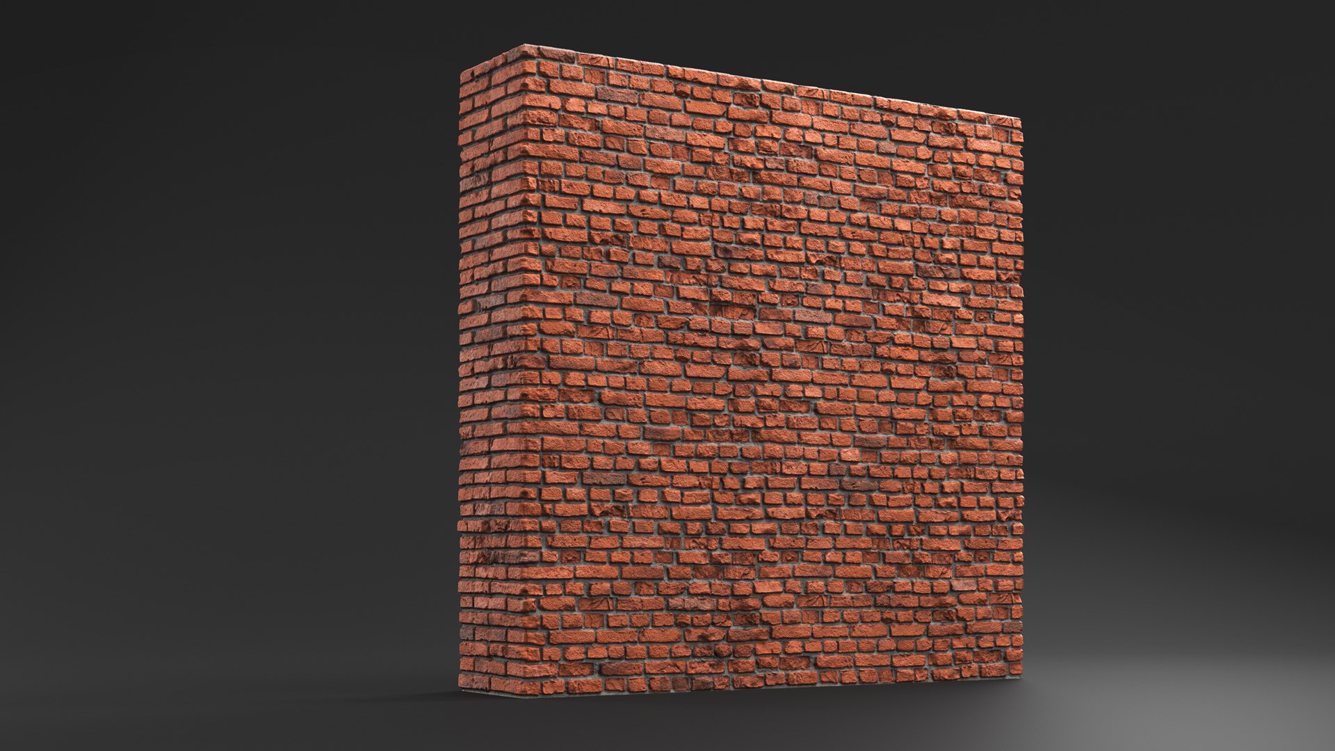 Old Brick Red Wall 3D Model - TurboSquid 2296444