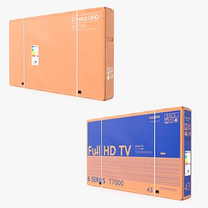 3D TV Packaging Carton Boxes Collection