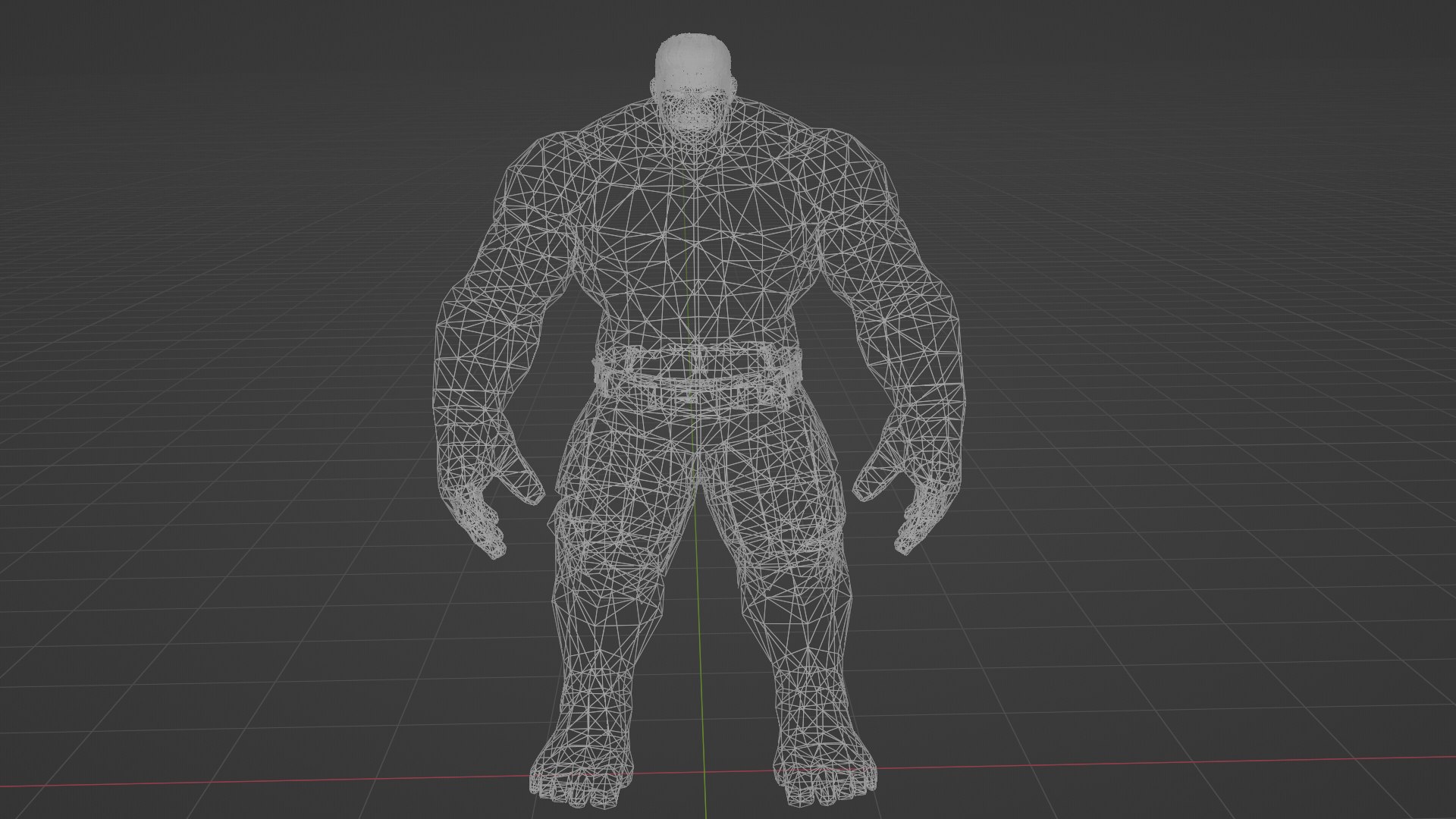 3D Red Hulk Model - TurboSquid 2262315