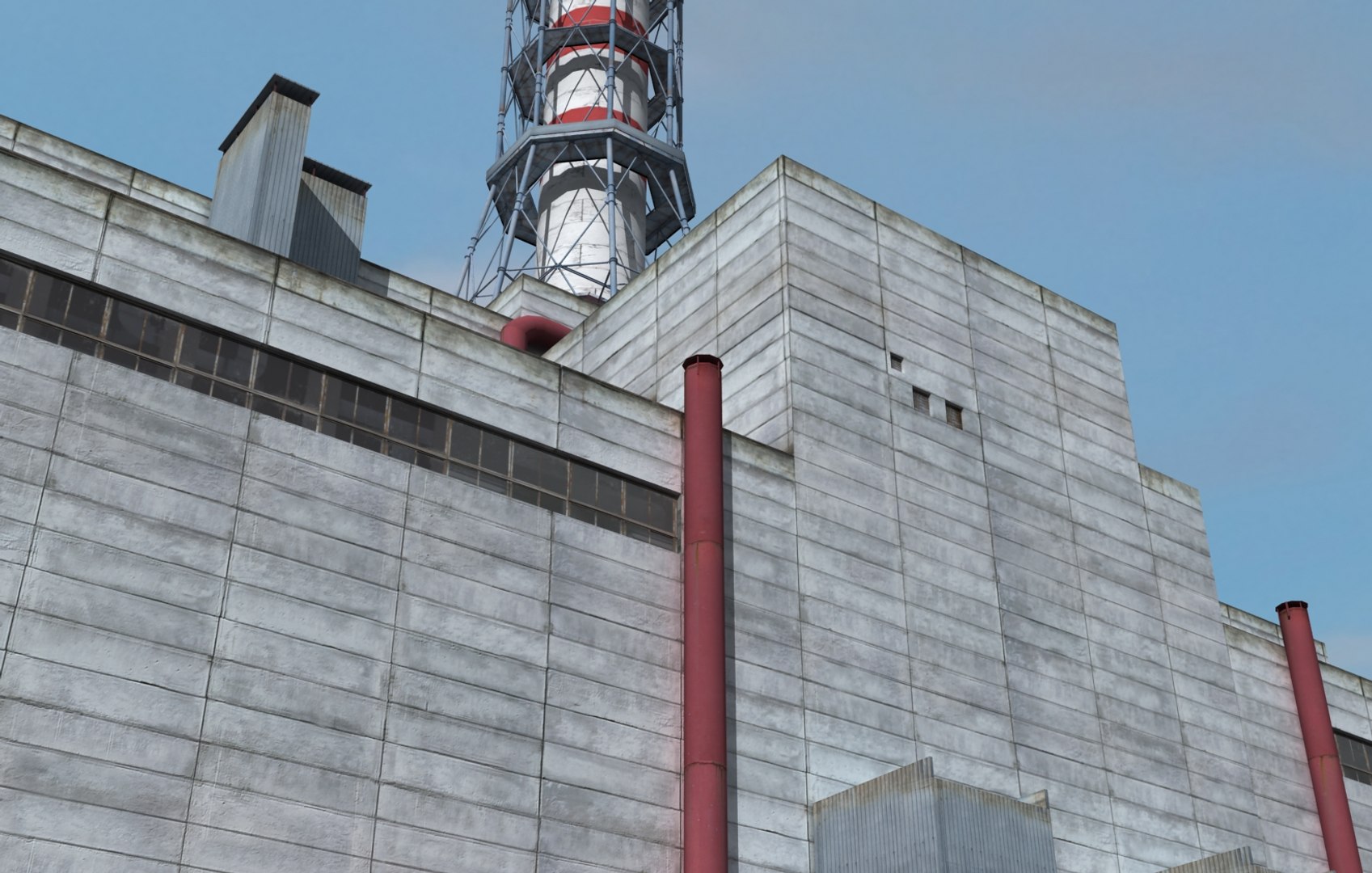 3dsmax Chernobyl Nuclear Power Plant