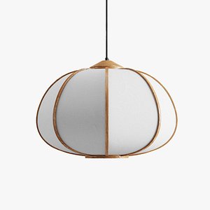 HM Bamboo Pendant Light 3D model