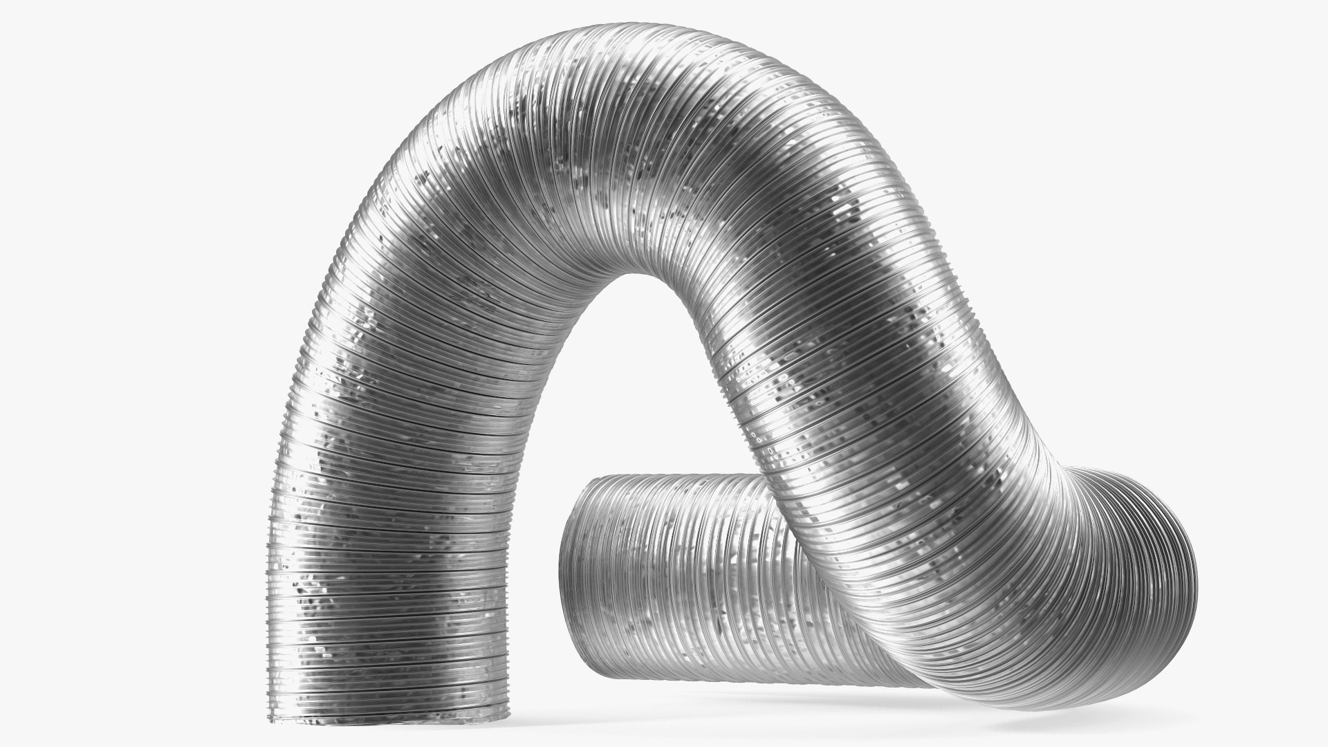 Flexible Aluminum Foil Duct 3D Model TurboSquid 1848937