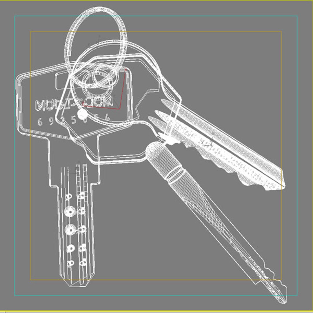 3d Model Key 07