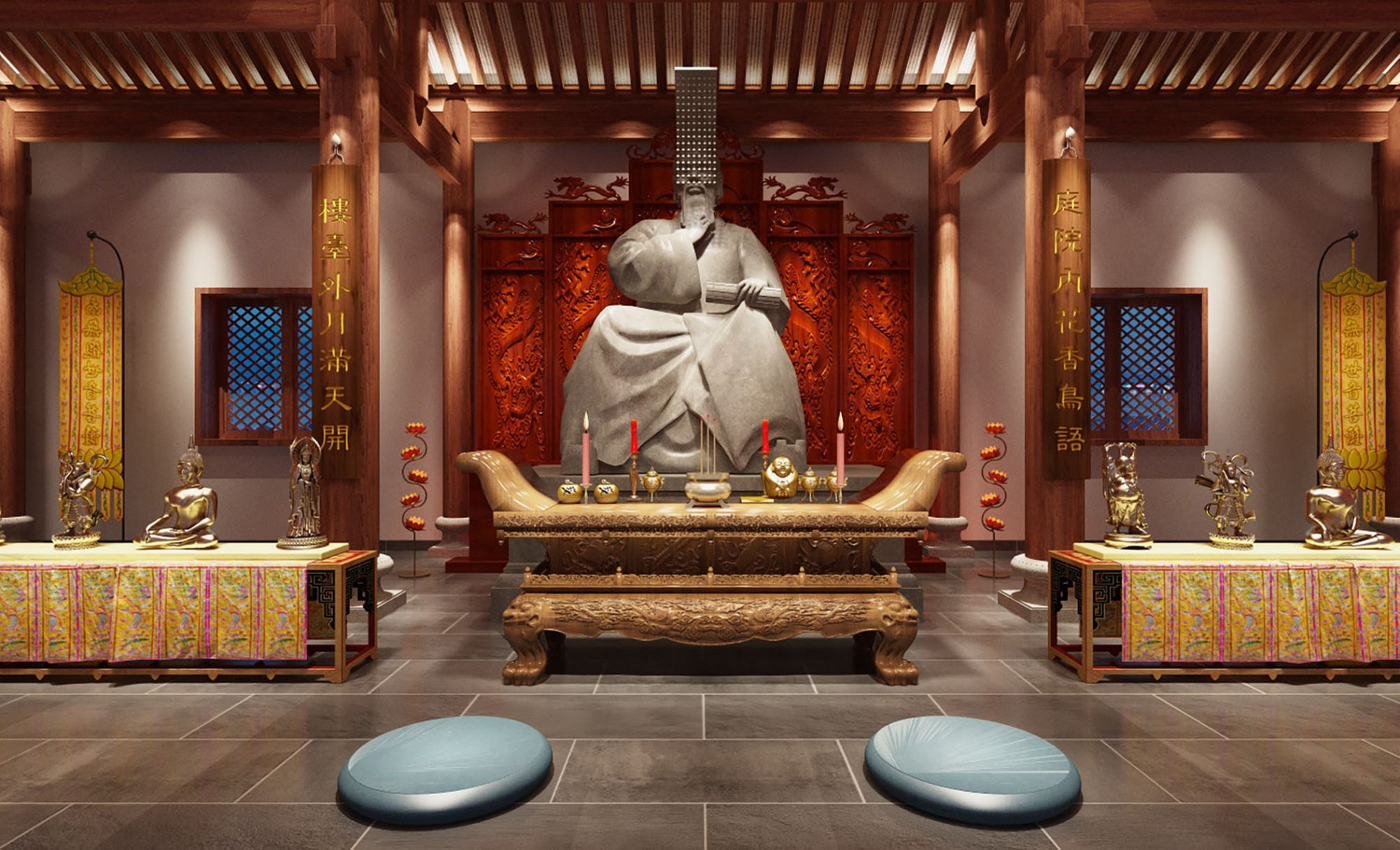 Temple Buddhism Shaolin Temple Taoist temple meditation Buddhist statue