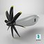 Futuristic Hydrogen Aircraft Engine Gen