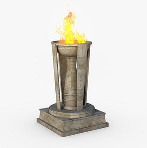 Torch Cauldron Stone
