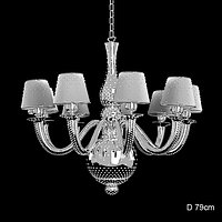 villari 10006406 classic modern chrome crystal contemporary chandelier suspension