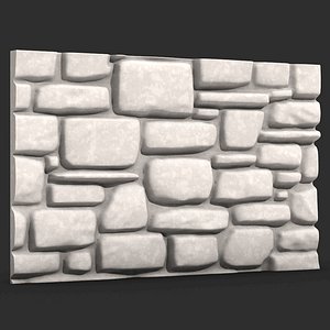 Stone Wall 42 3D model