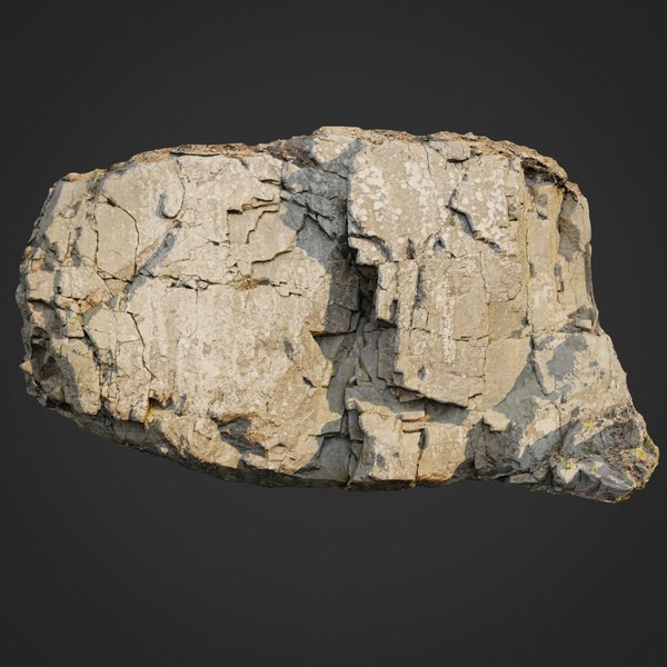 3D scanned cliff face j