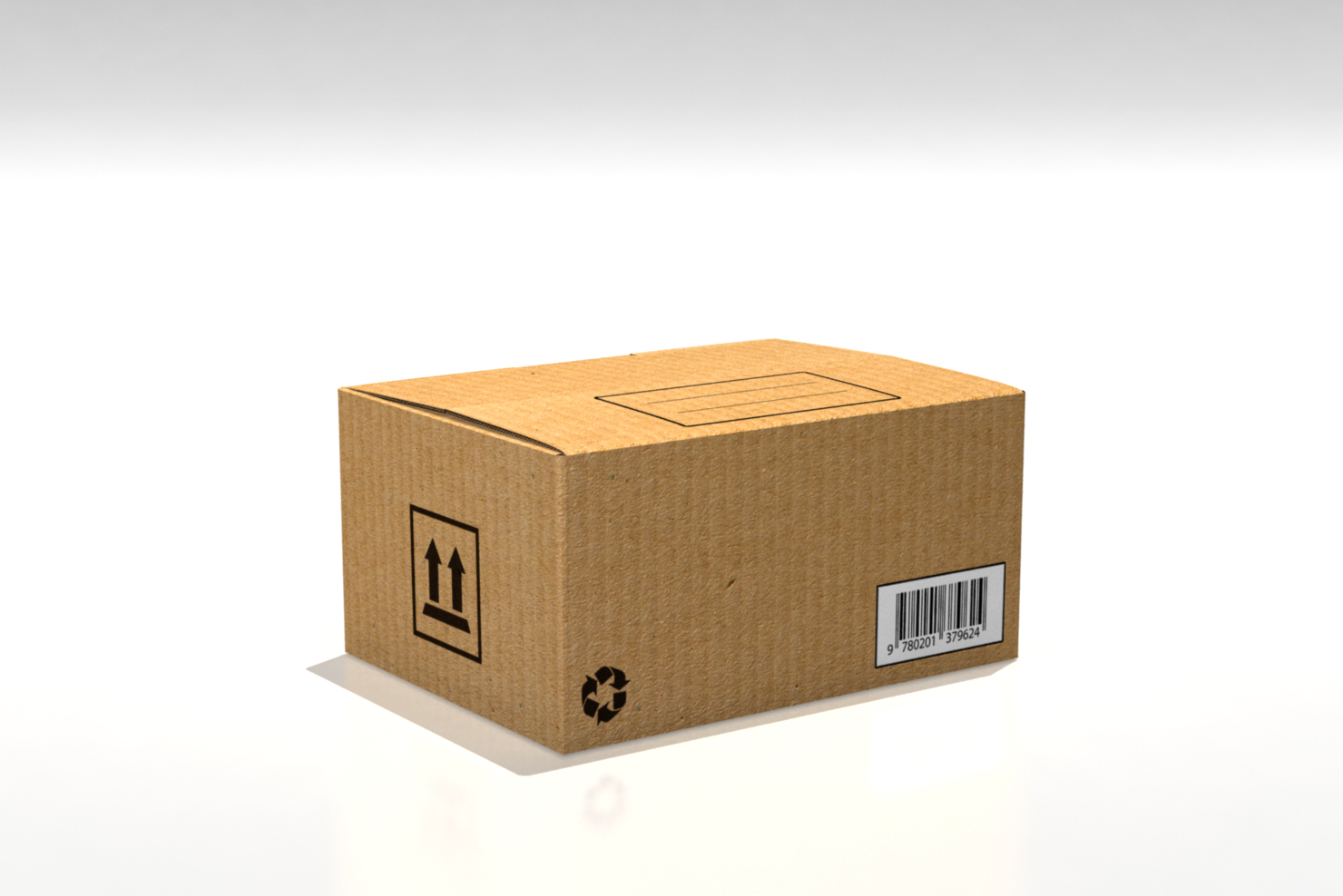 Box cardboard c 3D model - TurboSquid 1357074