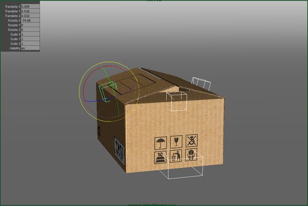 Box cardboard c 3D model - TurboSquid 1357074