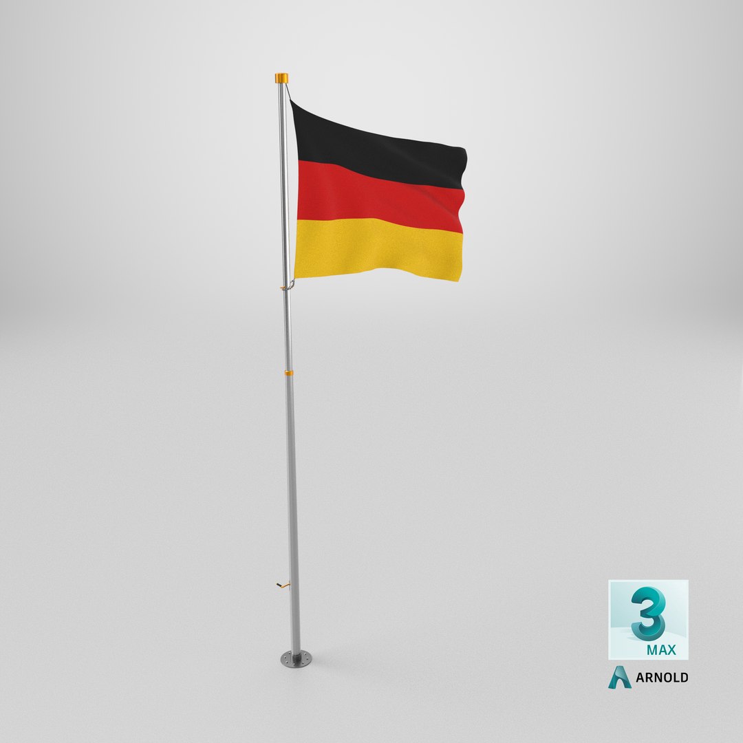 Pole Flag Germany 3D model https://p.turbosquid.com/ts-thumb/3O/BeWYZl/bb/stemcell_max_arnold_render/png/1715445852/1920x1080/fit_q87/9f5d39462c32dc7ab928664038360a1e877924a4/stemcell_max_arnold_render.jpg