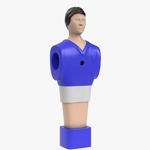 Foosball figurine 3D model