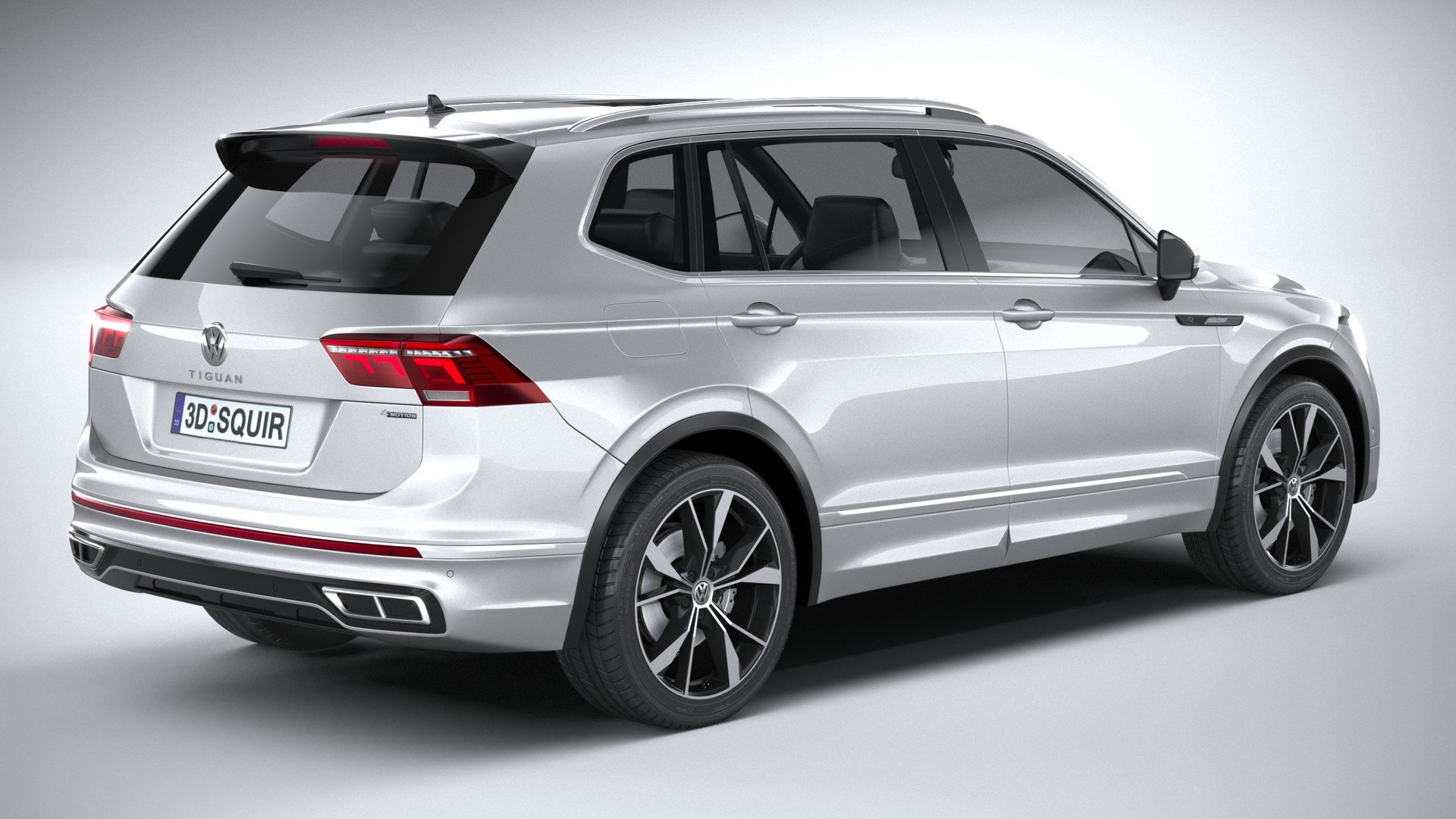 3D Volkswagen Tiguan RLine Allspace 2022 TurboSquid 1748513